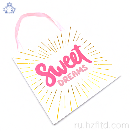 Подвесная декоративная деревянная табличка SWEET DREAM sign